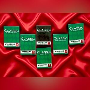 Classic Playing Cards - Cartamundi 6 Decks Sealed Cartas Para Jugar Poker
